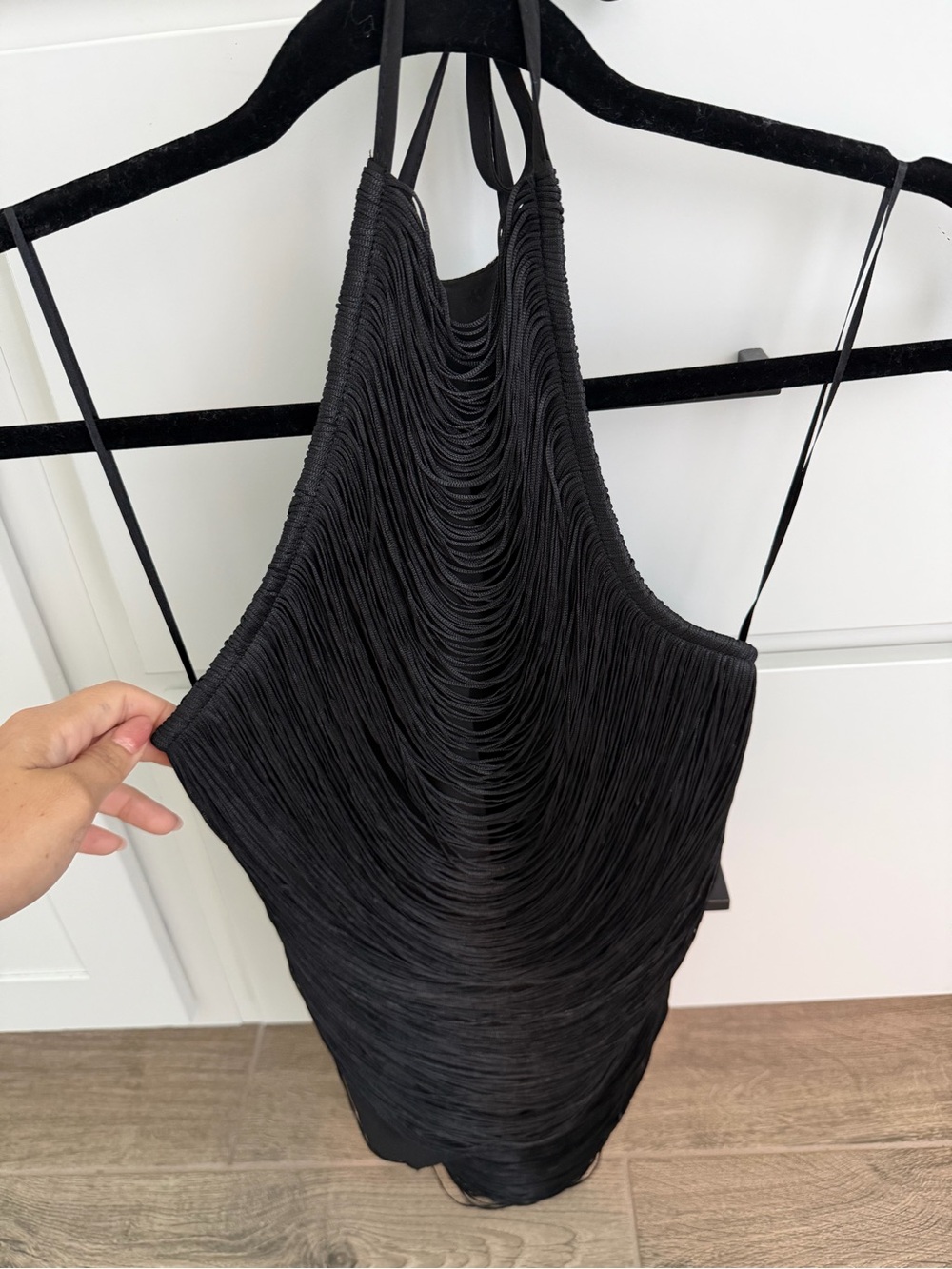 Zara Fringed Halter Top
